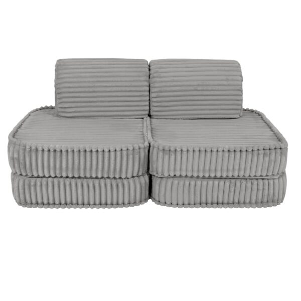 Mazs modulārais dīvāns bērniem - Churros Moon Grey