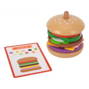 Koka burgeru restorāna puzle bērniem, 15 gab