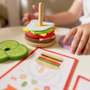 Koka burgeru restorāna puzle bērniem, 15 gab - Image 9